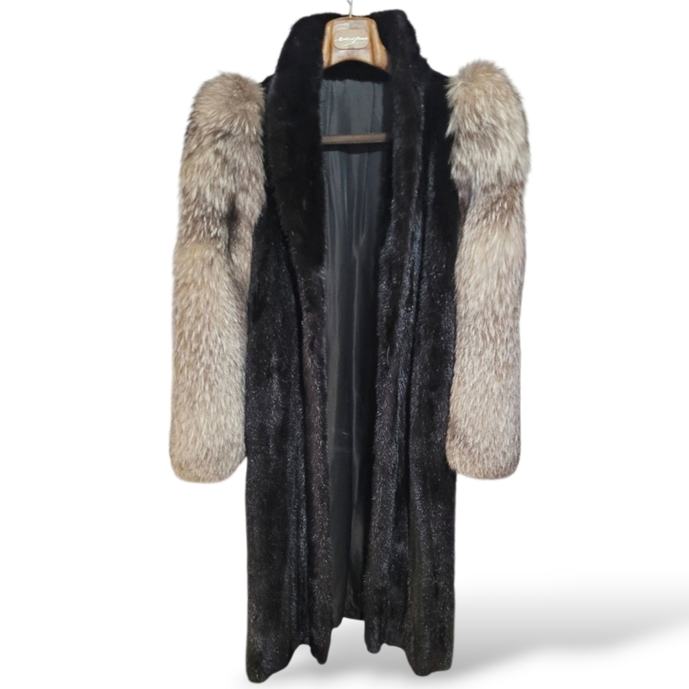 Vintage 1960's Luxe Long Fur Coat